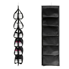 1pc Hanging Shoe Storage Bag Organize Shoes Save Space Durable Breathable Fabric