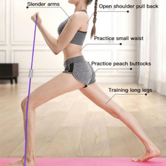 Yoga Resistance Exercise Bands Chest Expander Elastic Muscle Training Rope