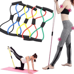 Yoga Resistance Exercise Bands Chest Expander Elastic Muscle Training Rope