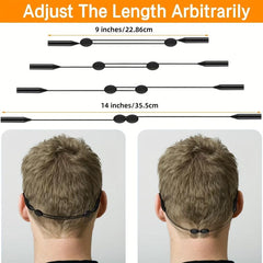4pcs Adjustable Glasses Straps for Eyeglasses & Sunglasses 14-16 Inches