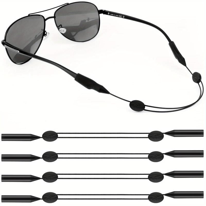 4pcs Adjustable Glasses Straps for Eyeglasses & Sunglasses 14-16 Inches