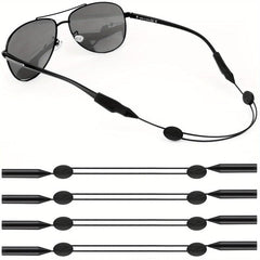 4pcs Adjustable Glasses Straps for Eyeglasses & Sunglasses 14-16 Inches