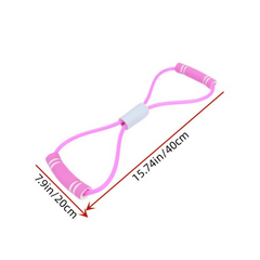 8 Word Tension Back Stretch Belt Elastic Rope