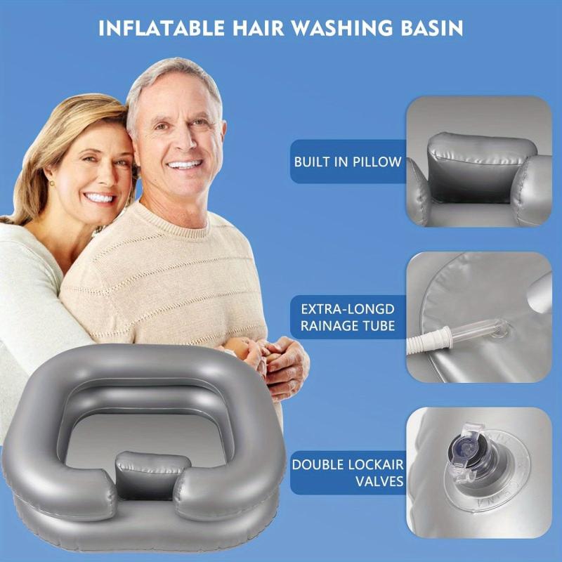 Inflatable Hair Washing Basin Portable Sink For Elderly