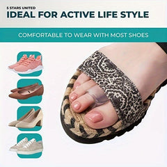4pcs Big Toe Spacers Hammer Toe Straightener Bunion Corrector Gel Toe Separators