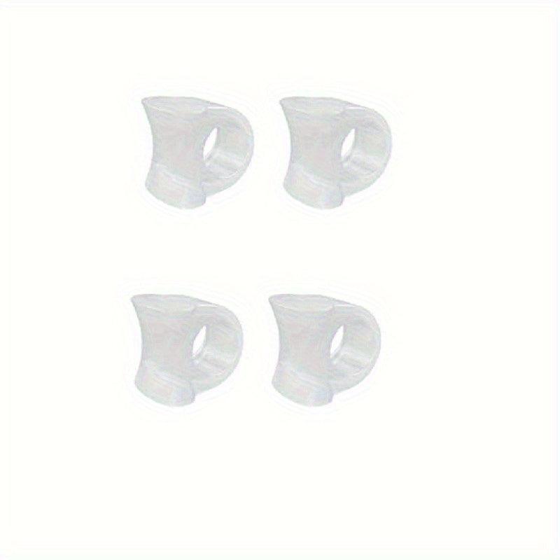4pcs Big Toe Spacers Hammer Toe Straightener Bunion Corrector Gel Toe Separators