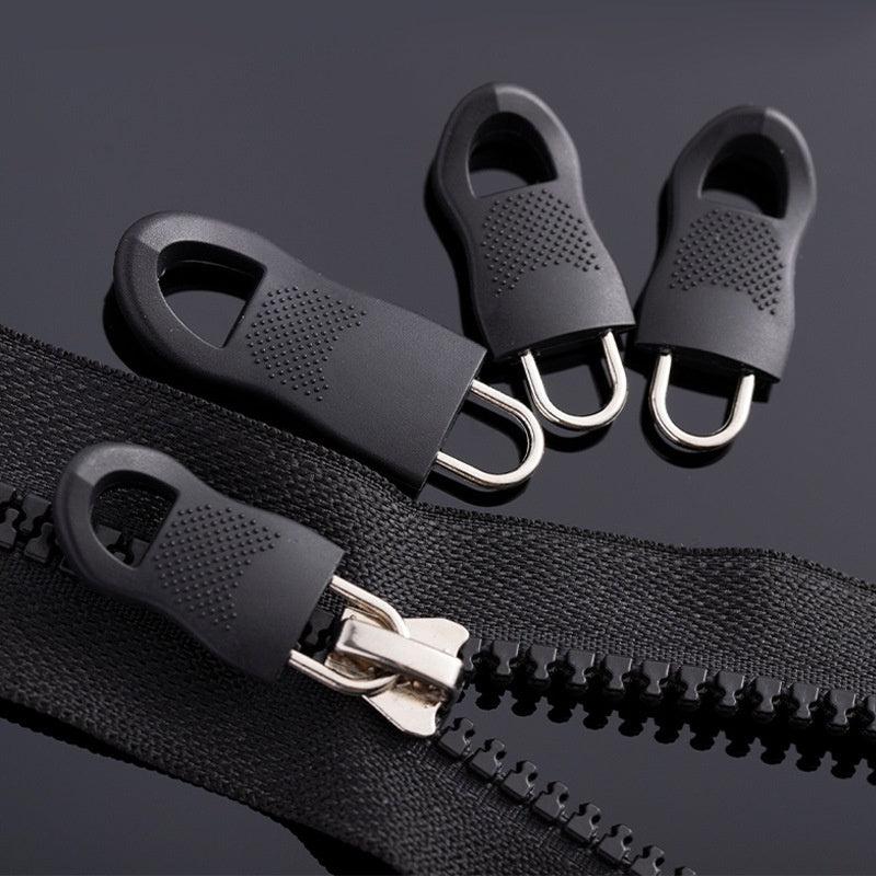 5pcs Zipper Pull Buckle Alloy Rubber Detachable for Luggage School Bag