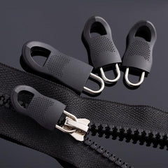 5pcs Zipper Pull Buckle Alloy Rubber Detachable for Luggage School Bag