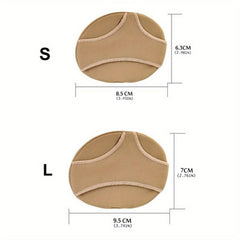 2pcs High Heel Gel Pads Forefoot Metatarsal Insoles Insert