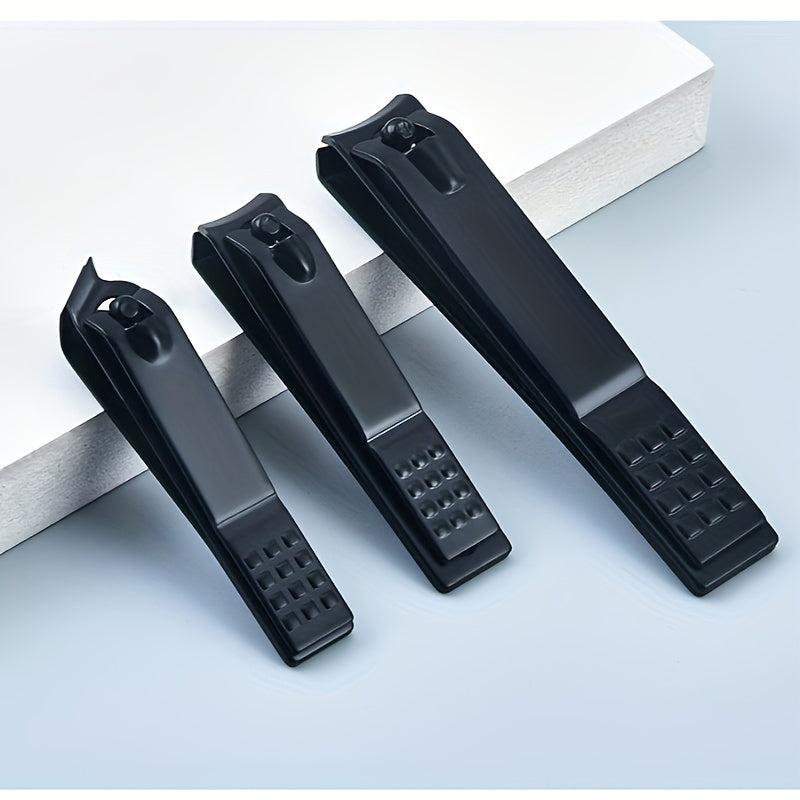3pcs Stainless Steel Nail Clipper Set for Travel & Home Pedicures