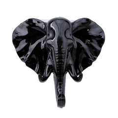 Elephant Head Shape Adhesive Hook Hanger for Bag Keys Decor