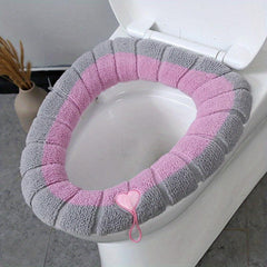 Toilet Seat Cushion Washable Thickened Cover for Winter