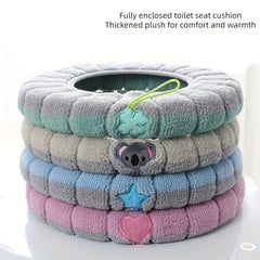 Toilet Seat Cushion Washable Thickened Cover for Winter