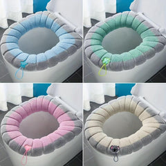 Toilet Seat Cushion Washable Thickened Cover for Winter