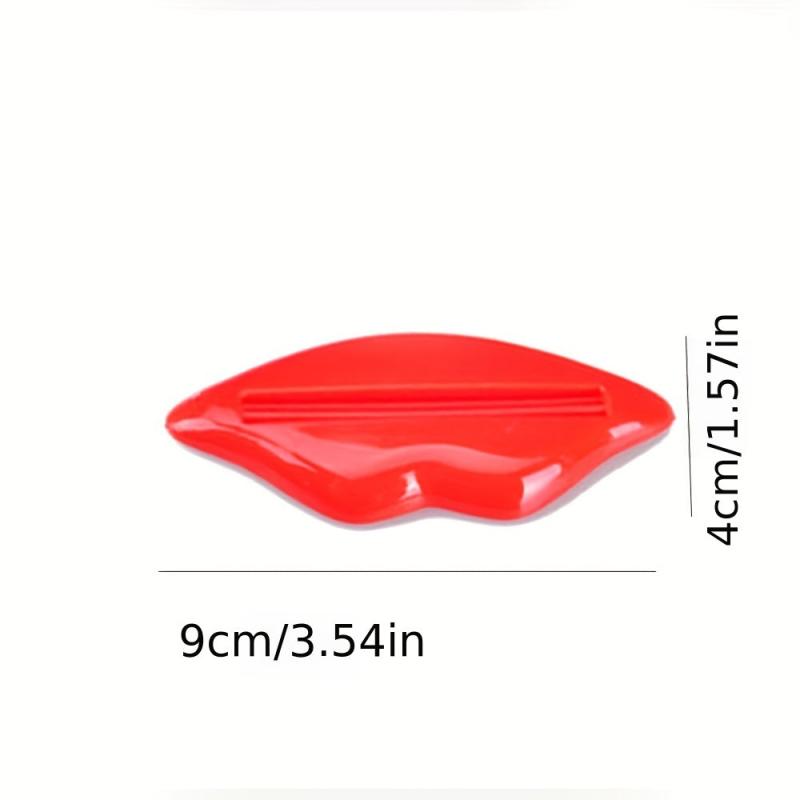 5Pcs PP Lip Squeeze Toothpaste Dispenser Cartoon Design Facial Cleanser