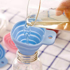 Collapsible Silicone Funnel for Kitchen Coffee and Liquid Allocation