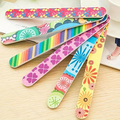 5pcs Random Double sided Nail File for Nail Art