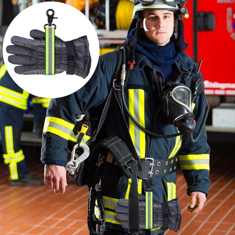 Reflective Trim Firefighter Glove Strap