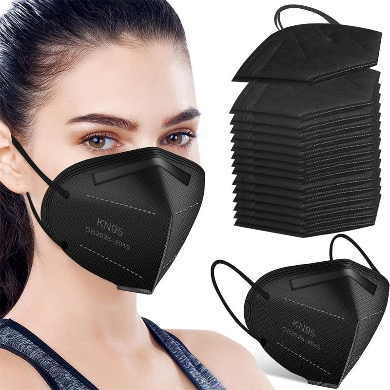 50pcs KN95 Multicolor Cup Dust Disposable Mask