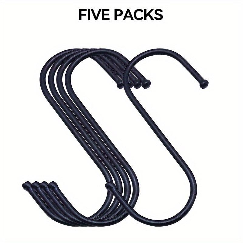10pcs Stainless Steel S Hooks Heavy Duty Large S Hooks for Hanging Clothes