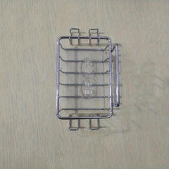 Shower Wall Soap Holder with 4 Hooks Stainless Steel Adhesive Dish
