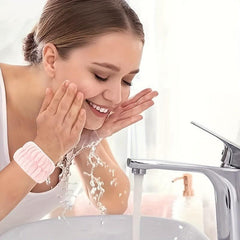 2pcs Wrist Protection Strap for Face Washing Anti Sweat Band