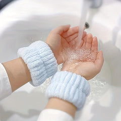 2pcs Wrist Protection Strap for Face Washing Anti Sweat Band