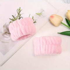 2pcs Wrist Protection Strap for Face Washing Anti Sweat Band