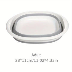 Portable Folding Washbasin Adult Baby Bathtub Shampoo Basin