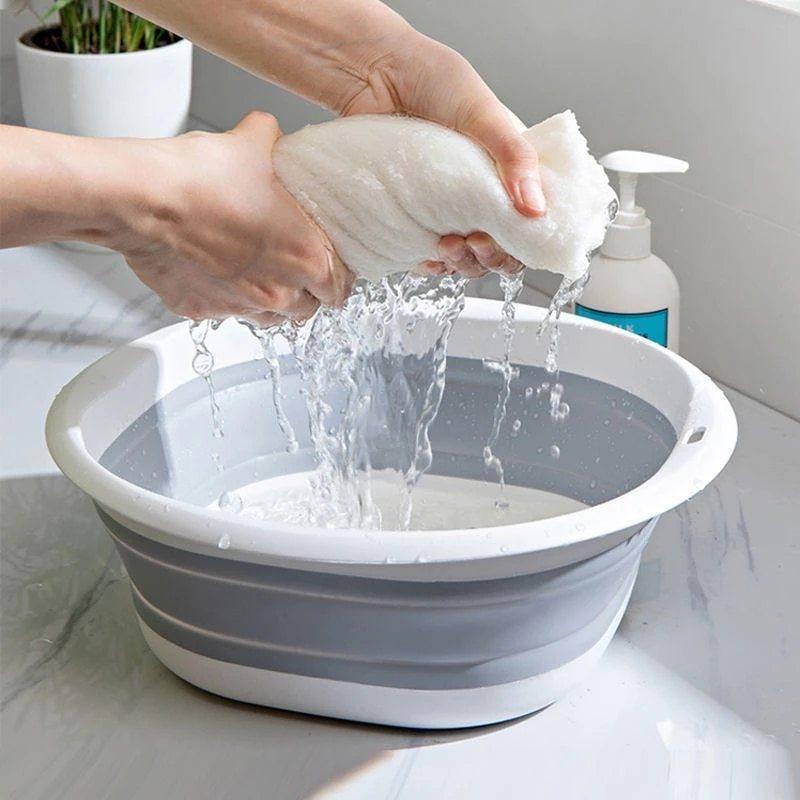 Portable Folding Washbasin Adult Baby Bathtub Shampoo Basin
