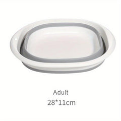 Portable Folding Washbasin Adult Baby Bathtub Shampoo Basin