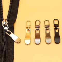 8pcs Metal Zipper Pullers for Sewing Bags Down Jacket, Detachable Zipper Sliders