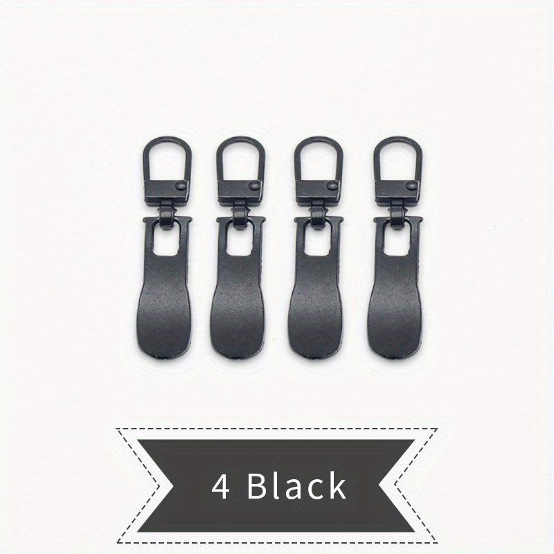 8pcs Metal Zipper Pullers for Sewing Bags Down Jacket, Detachable Zipper Sliders