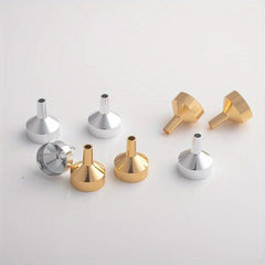 2pcs Mini Metal Funnel for Filling Small Bottles Transfer Liquid Refill Perfume