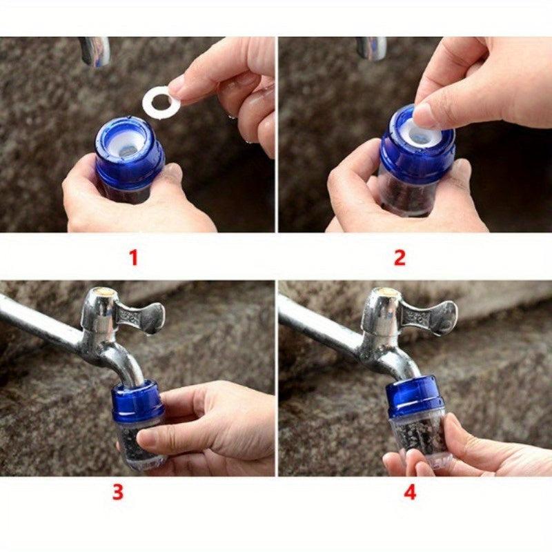 Activated Carbon Water Strainer Kitchen Faucet Purifier Tap Water Filter