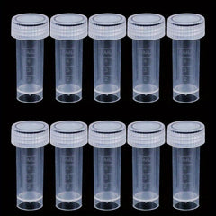 10pcs 5ml Plastic Test Tubes for Candy Storage Party Decor Beads Display