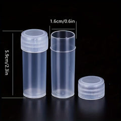 10pcs 5ml Plastic Test Tubes for Candy Storage Party Decor Beads Display