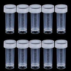 10pcs 5ml Plastic Test Tubes for Candy Storage Party Decor Beads Display