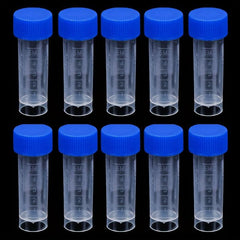 10pcs 5ml Plastic Test Tubes for Candy Storage Party Decor Beads Display