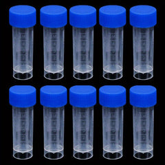10pcs 5ml Plastic Test Tubes for Candy Storage Party Decor Beads Display