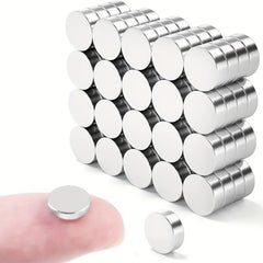 50pcs 8.2mm Tiny Magnets Mini Magnets Whiteboard Round Neodymium Magnet