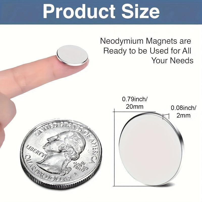 10pcs 20x2 Neodymium Magnet 20mm X 2mm N35 NdFeB Round Powerful Strong