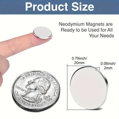 10pcs 20x2 Neodymium Magnet 20mm X 2mm N35 NdFeB Round Powerful Strong