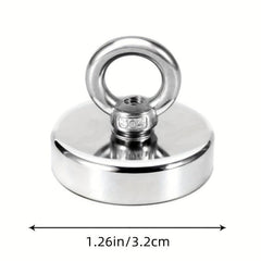 165lbs Pull Fishing Magnet Heavy Duty Big Rare Earth Magnet