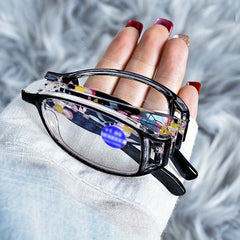Stylish Anti Light Coated Presbyopic Glasses Women's Printed Presbyopic Glasses