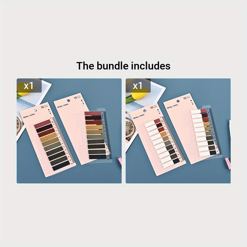200 Colorful Sticky Notes Memo Pad Self Adhesive Label Notepad