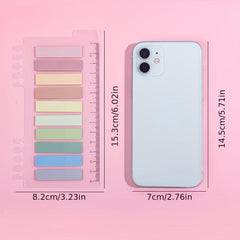 200 Colorful Sticky Notes Memo Pad Self Adhesive Label Notepad