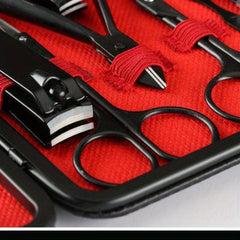 Professional Nail Clipper Kit - 9, 13, 24 Pieces Set - Stainless Steel
