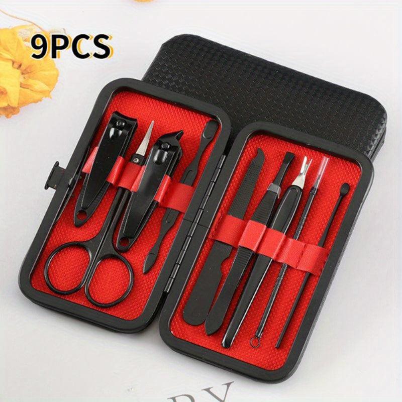 Professional Nail Clipper Kit - 9, 13, 24 Pieces Set - Stainless Steel