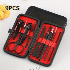 Professional Nail Clipper Kit - 9, 13, 24 Pieces Set - Stainless Steel